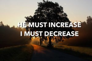 (Audio Sermon) A Wee Little Man - He Must Increase, I Must Decrease