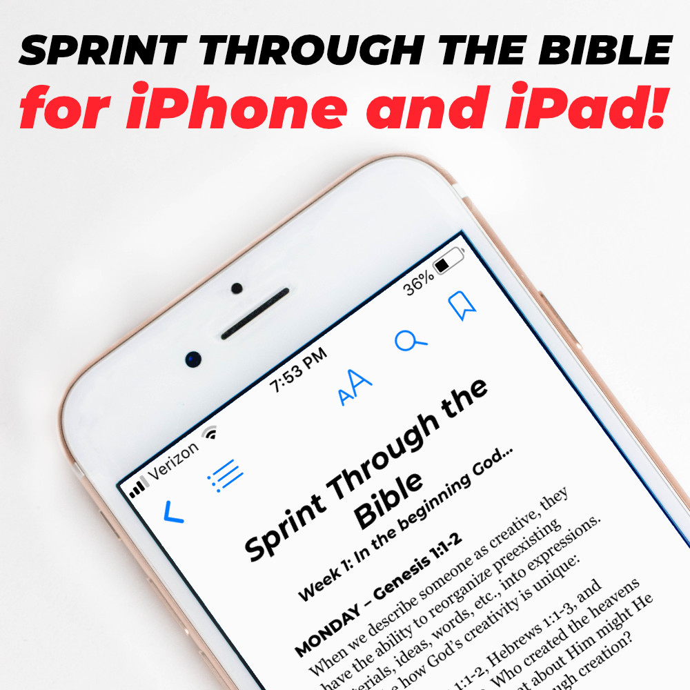 Sprint Through the Bible for iPhone and iPad